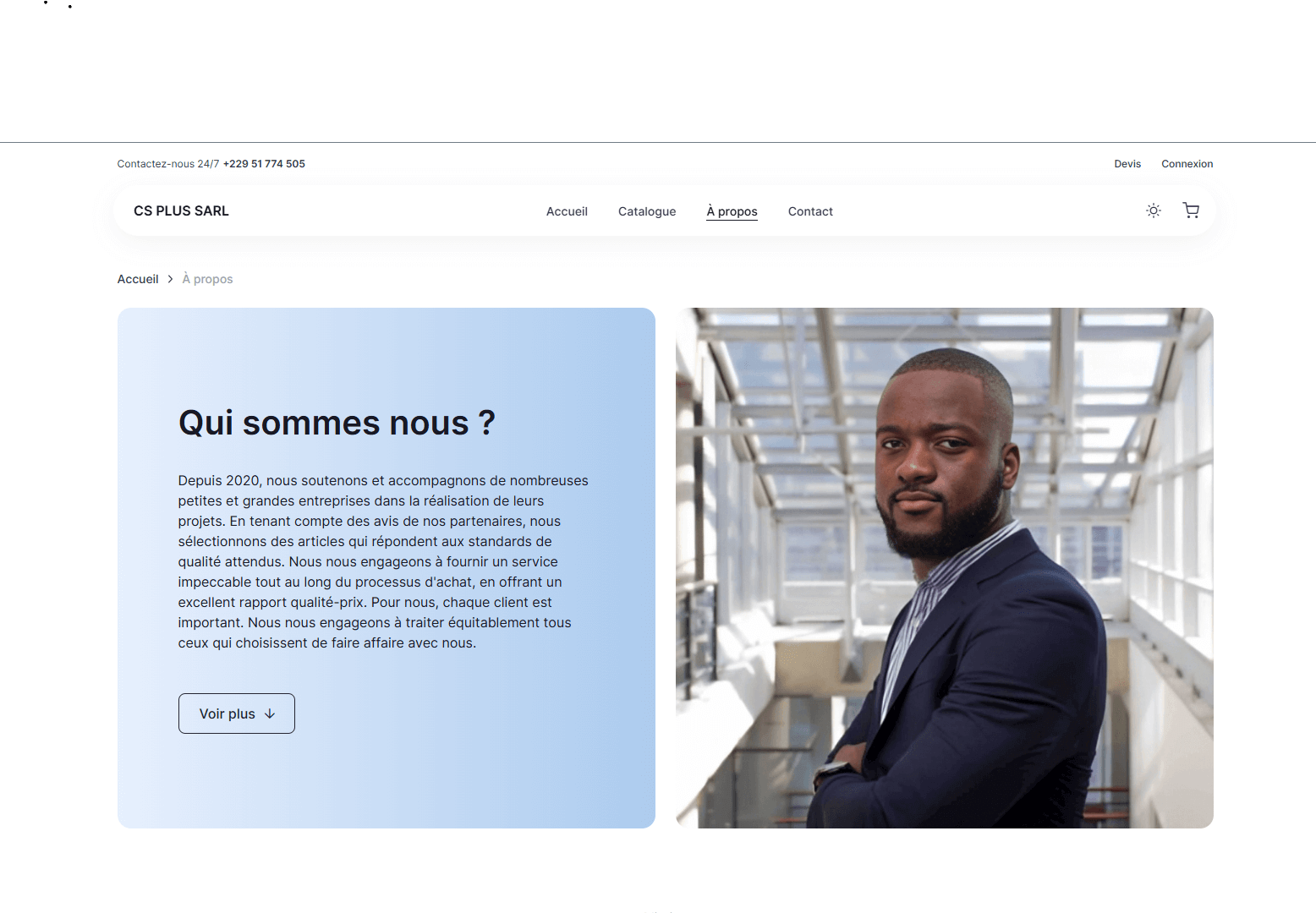 projet CS PLUS SARL